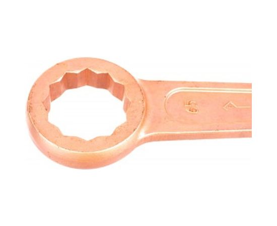 Ударный кольцевой ключ ТУ ст.40Х омедненный КЗСМИ КГКУ-65 51823257 – изображение 4