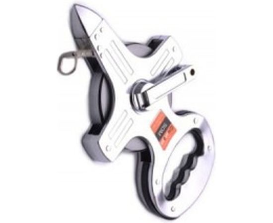 Геодезическая рулетка HARDEN с металлический лентой, открытый металлический корпус, 50м. 580225 