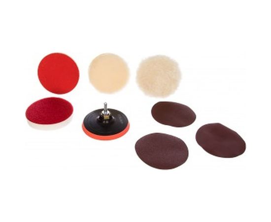 Набор насадок полировальных 7 шт. (125 мм) для дрели Зубр 3591-125-H7 