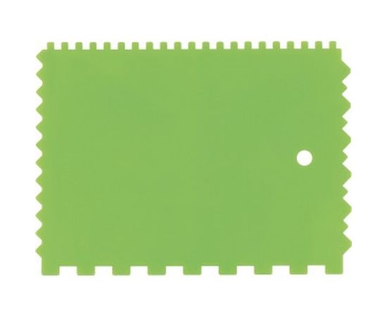 Пластмассовый шпатель для клея СИБРТЕХ 130х170 мм зубчатый 86018 