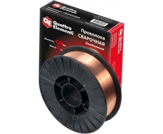 Проволока сварочная омедненная (5 кг; 1 мм) QUATTRO ELEMENTI 770-360 