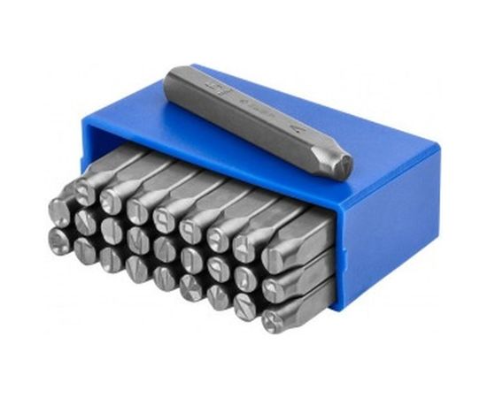 Буквенные латинские клейма Зубр, шрифт 5 мм 21505-05_z01 