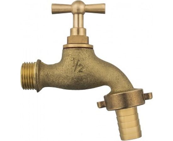 Водоразборный кран с вентилем 1/2 латунь QUATTRO ELEMENTI 246-432 