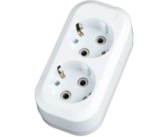 Розеточная колодка TDM 2 гнезда 16А белая SQ1806-0015 