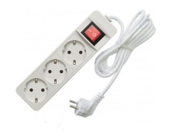 Бытовой удлинитель с выключателем СОЮЗ ТМ, 2200Вт, с/з, ПВС, 7м 481S-7307 