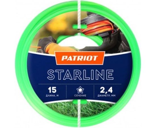 Леска Starline (2.4 мм;&nbsp;15 м; звезда) PATRIOT 805201061 