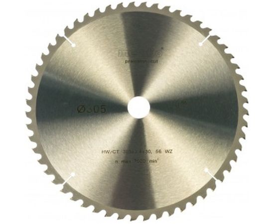 Диск пильный HM (305x30 мм; 56WZ) для торцовочных пил Metabo 628064000 