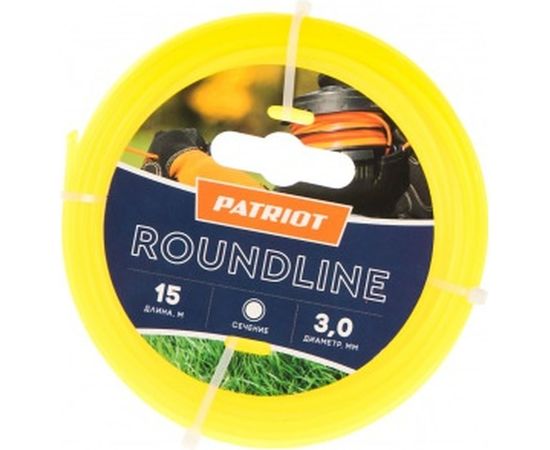 Леска Roundline (3.0 мм; 15 м; круг) PATRIOT 805201019 