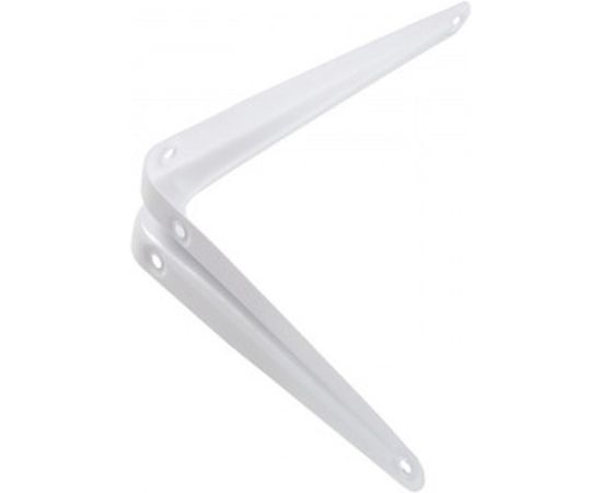 Угловой кронштейн с ребром СИБРТЕХ 125х150 мм белый 93951 – изображение 2