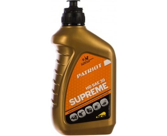 Масло SUPREME HD SAE 30 4Т (0.946 л) для 4-х тактных двигателей PATRIOT 850030598 – изображение 2