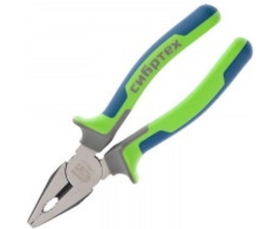 Комбинированные плоскогубцы 180 мм, фосфатирование, трехкомпонентные рукоятки СИБРТЕХ 17054 – изображение 2