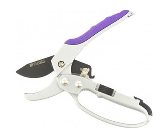 Секатор 200 мм, пружина возвратная, храп.мех, тефлон.покр, метал.обрез.ручки PALISAD 60560 – изображение 2