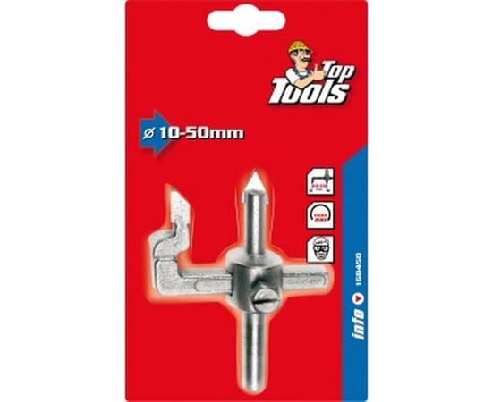 Сверло по кафелю регулируемое (20-100 мм) Top Tools 16B450 – изображение 2