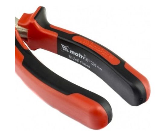 Длинногубцы NICKEL 200 мм прямые MATRIX 17168 – изображение 3
