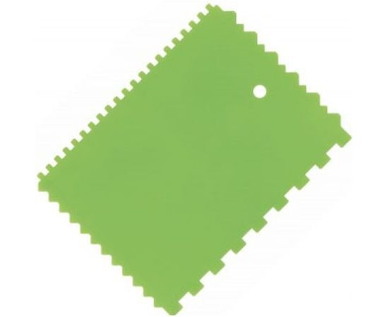 Пластмассовый шпатель для клея СИБРТЕХ 130х170 мм зубчатый 86018 – изображение 3