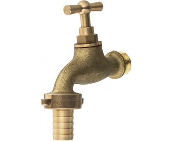 Водоразборный кран с вентилем 1/2 латунь QUATTRO ELEMENTI 246-432 – изображение 3