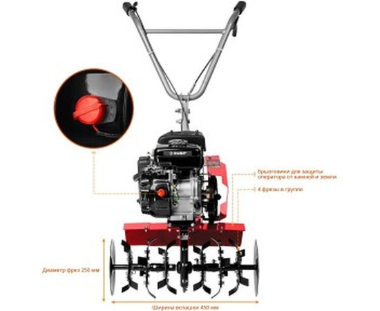 Бензиновый культиватор ЗУБР МКТ-150 – изображение 4