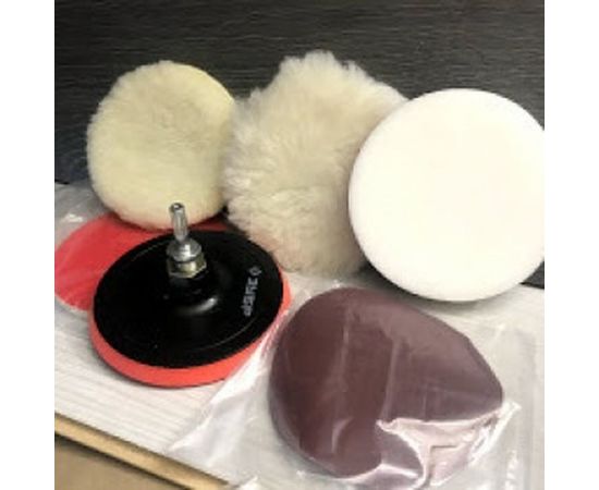 Набор насадок полировальных 7 шт. (125 мм) для дрели Зубр 3591-125-H7 – изображение 4