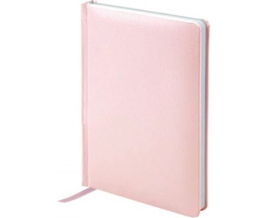 Недатированный ежедневник BRAUBERG Profile А5 138x213 мм, балакрон, 136 л, светло-розовый 111661 