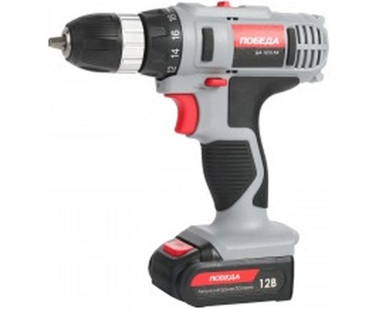 Аккумуляторная дрель-шуруповерт ПОБЕДА ДА-12/2 Ли 180201634 