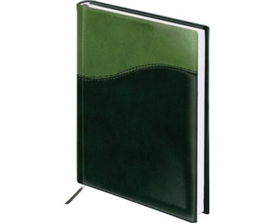 Недатированный ежедневник BRAUBERG А5 138x213 мм "Bond", под комбинированную кожу с волной, 160 л., 126219 