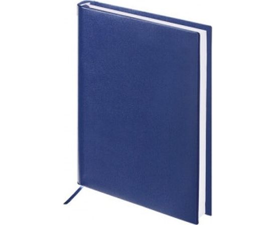 Недатированный ежедневник BRAUBERG А5 138х213 мм "Select", балакрон, 160 л., темно-синий, 123430 