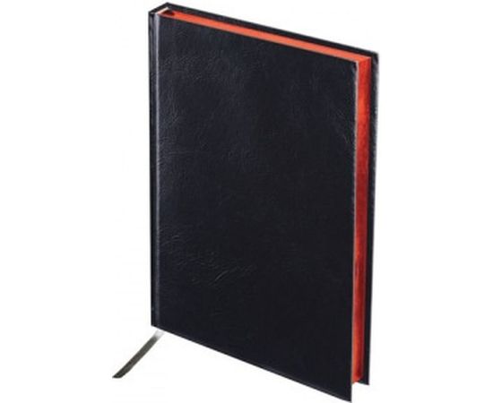 Недатированный ежедневник BRAUBERG А5 138x213 мм "Black Jack", под старинную кожу, 160 л., красный 123844 