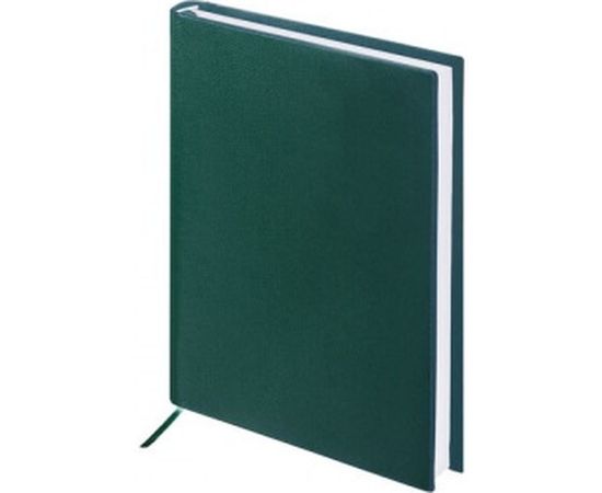 Недатированный ежедневник BRAUBERG А5 138х213 мм "Select", балакрон, 160 л., зеленый, 123431 