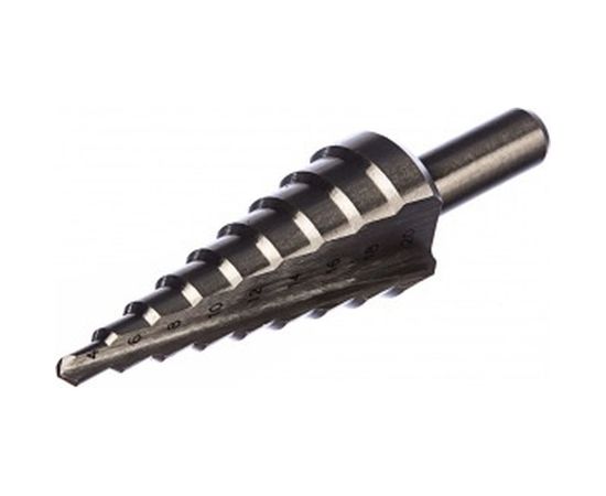Сверло ступенчатое (4-20 мм; 9 ступеней; ход 2 мм)по металлу Дело Техники 216204 