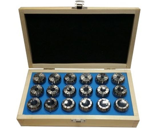 Набор цанг ER32 из 18 шт., DIN6499, 3-20 мм GRIFF b225530 