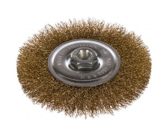 Щетка проволочная плоская 125 мм для УШМ Дело Техники 274125 