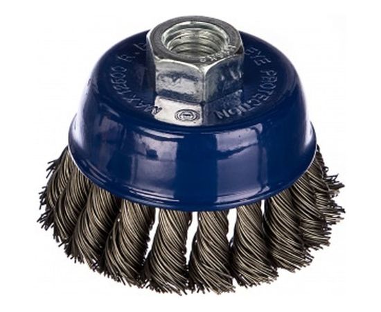 Кордщетка чашеобразная витая (75 мм; М14) ПРАКТИКА 032-461 
