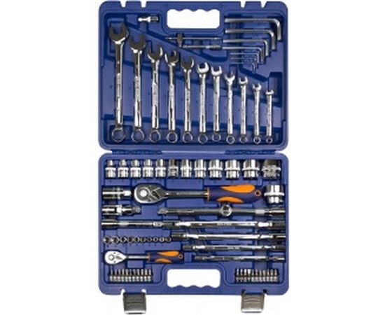 Набор инструмента 1/2 Dr и 1/4 Dr 77 предметов HELFER HF000015 