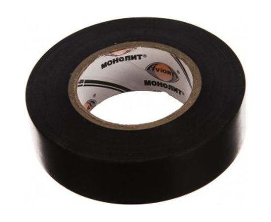 Изолента AVIORA 19мм х 20м черная МОНОЛИТ 305-050 