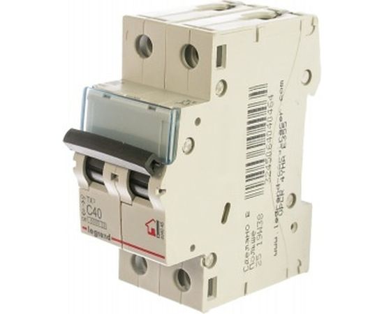Автоматический выключатель Legrand TX3 C40A 2П 6000 404046 