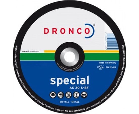 Диск отрезной по металлу AS30S (400x4x25.4 мм) DRONCO 2400020100 