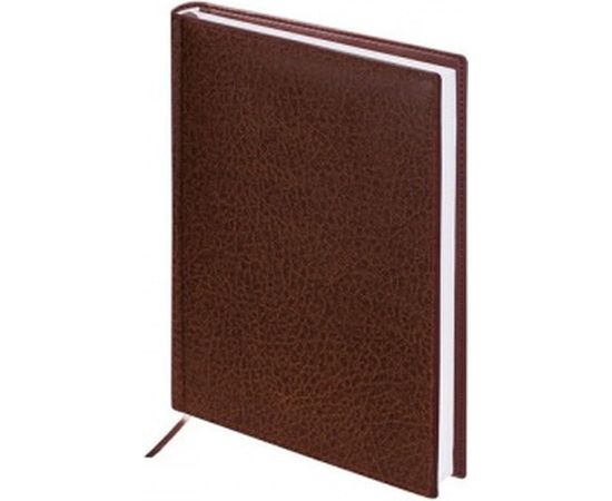 Недатированный ежедневник BRAUBERG А5 138х213 мм "Profile", балакрон, 160 л., коричневый, 123428 