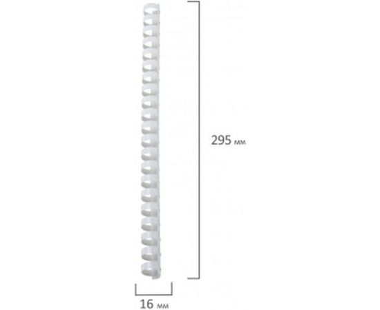 Пластиковые пружины для переплета BRAUBERG 100 шт. 530815 – изображение 2
