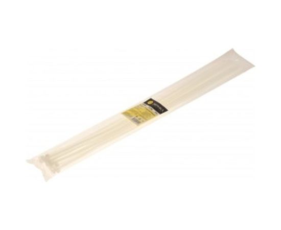 Универсальный пластиковый хомут ЭВРИКА белый 5.0x500мм 25шт ER-05502 – изображение 2