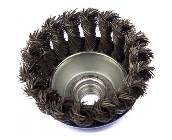 Кордщетка чашеобразная витая (75 мм; М14) ПРАКТИКА 032-461 – изображение 2