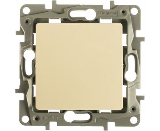 Механизм переключателя Legrand Etika 1-клавишный 10АX безвинтовые зажимы слоновая кость Leg 672305 – изображение 2