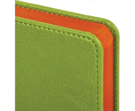 Недатированный ежедневник BRAUBERG Rainbow А5 138x213 мм, кожзам, 136 л, зеленый 111669 – изображение 2