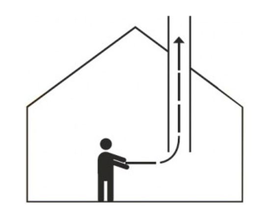 Набор для чистки дымохода со стальной щеткой (5x1.4 м; 250 мм) GRAFF GKB250A – изображение 2
