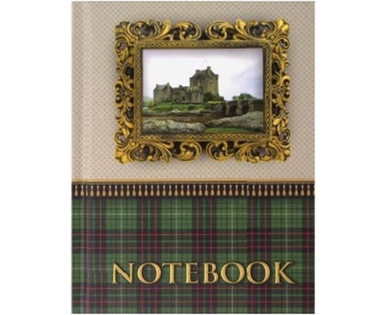 Блокнот BRAUBERG 110 х147 мм, А6, 80л, ламинир. обложка, выборочн. лак, клетка, Шотландка, 123245 – изображение 2