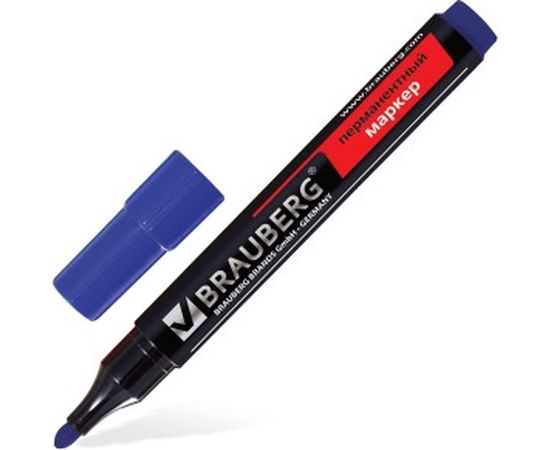 Перманентные нестираемые маркеры НАБОР 4 шт., АССОРТИ, "Contract", без клипа, круглые 3 BRAUBERG 150474 – изображение 3