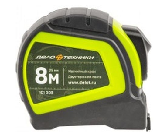 Рулетка в обрезиненном корпусе 8М Дело техники 101308 – изображение 3