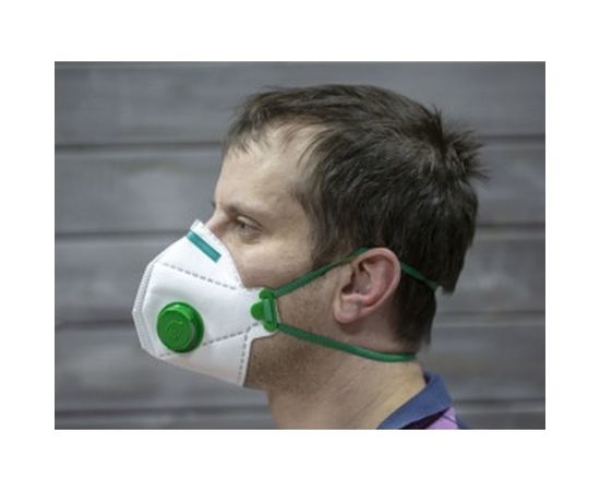 Фильтрующая полумаска с клапаном выдоха и ребрами жесткости FFP1, 3шт 75003 – изображение 3