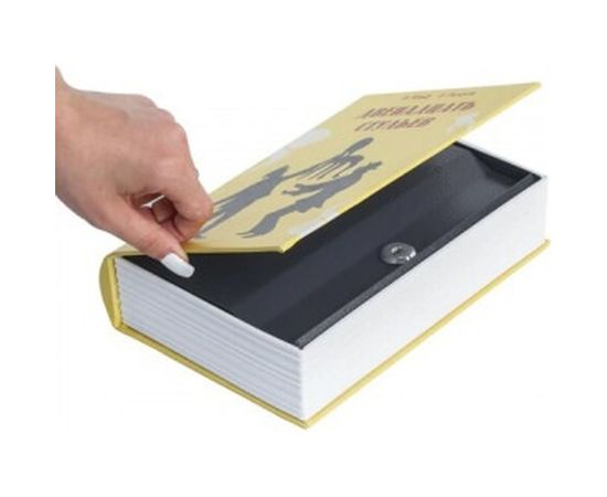 Сейф-книга BRAUBERG 12 стульев 60х170х240 мм, ключевой замок 291058 – изображение 3