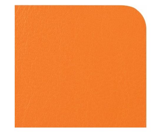 Блокнот BRAUBERG Metropolis Ultra А5 148x218 мм, под кожу, резинка, 80 л, оранжевый, 111019 – изображение 3