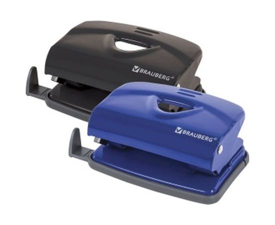 Дырокол BRAUBERG металлический Universal+, до 25л, черный, 222526 – изображение 3